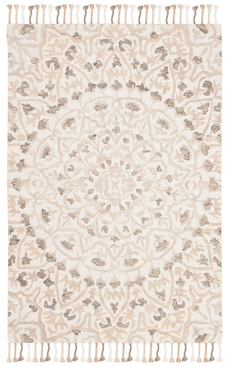 Safavieh Blossom Blm459A Ivory/Taupe Rug.