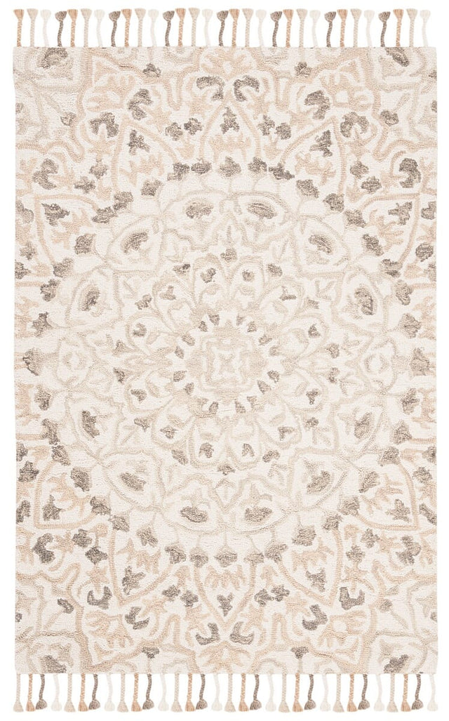 Safavieh Blossom Blm459A Ivory/Taupe Rug.