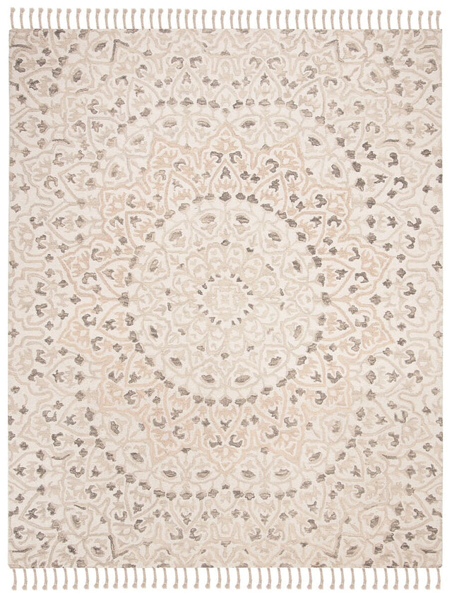 Safavieh Blossom Blm459A Ivory/Taupe Rug.