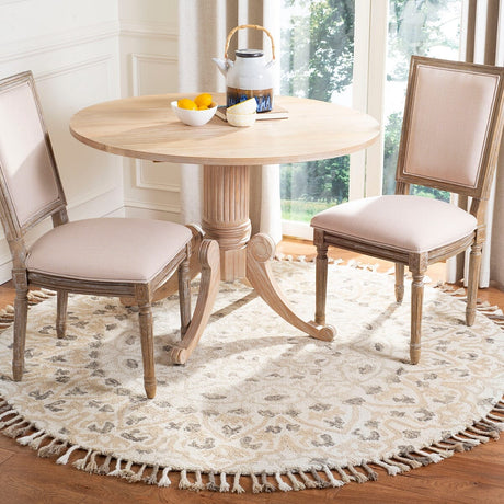 Safavieh Blossom Blm459A Ivory/Taupe Rug - Safavieh - blm459a - 6sq