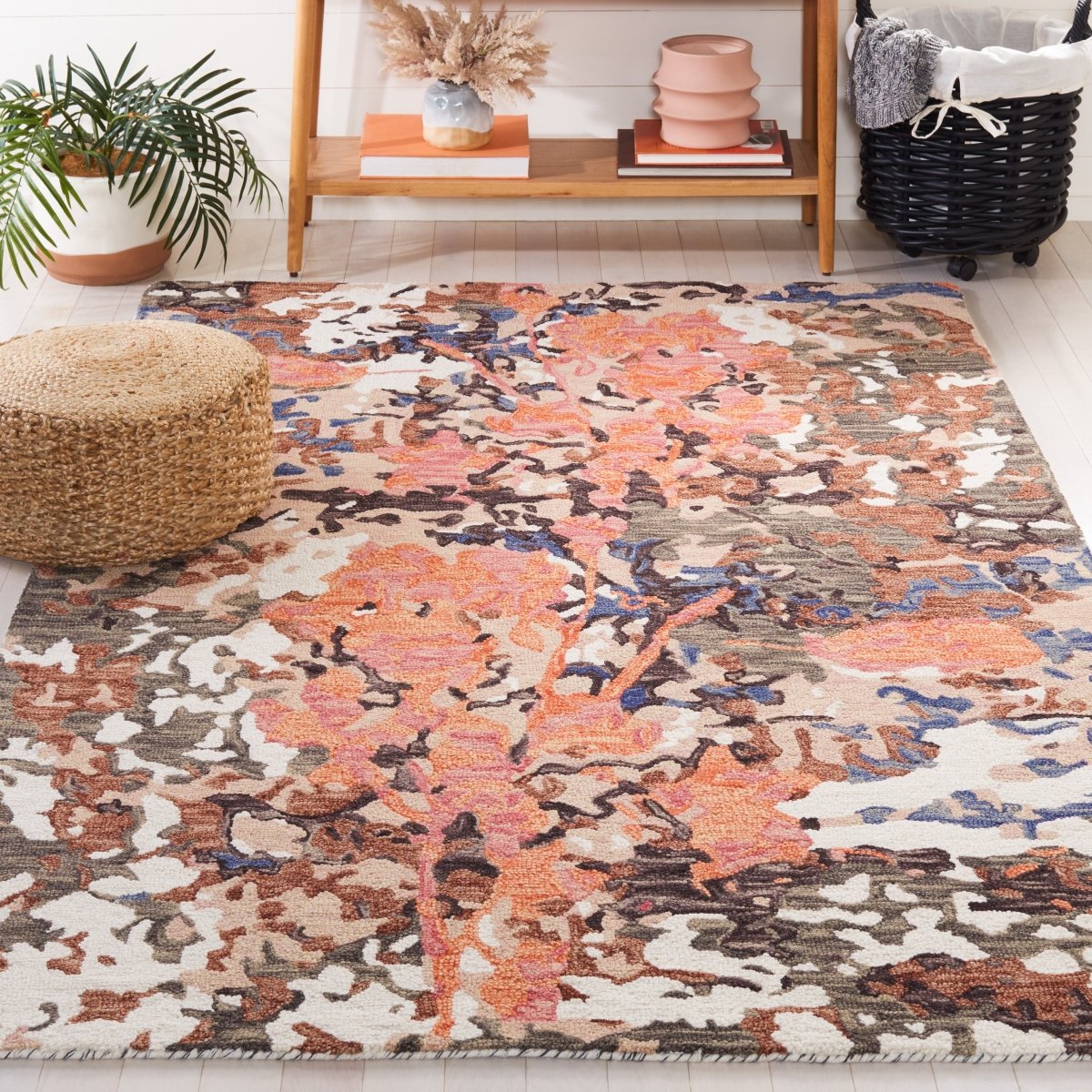 Safavieh Blossom Blm460U Pink/Ivory Rug.