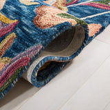 Safavieh Blossom Blm461M Blue/Gold Rug.