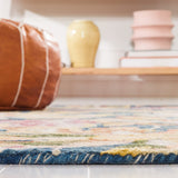 Safavieh Blossom Blm461M Blue/Gold Rug.