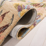Safavieh Blossom Blm462B Beige/Purple Rug.