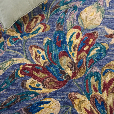 Safavieh Blossom Blm462U Blue/Violet Rug.
