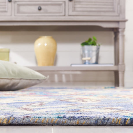 Safavieh Blossom Blm462U Blue/Violet Rug.