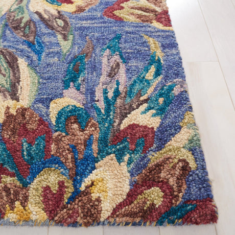 Safavieh Blossom Blm462U Blue/Violet Rug.
