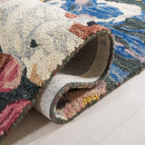 Safavieh Blossom Blm463Y Green/Ivory Rug.