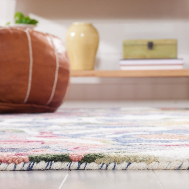 Safavieh Blossom Blm464A Ivory/Blue Rug.