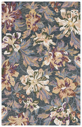 Safavieh Blossom Blm467F Grey/Violet Rug.