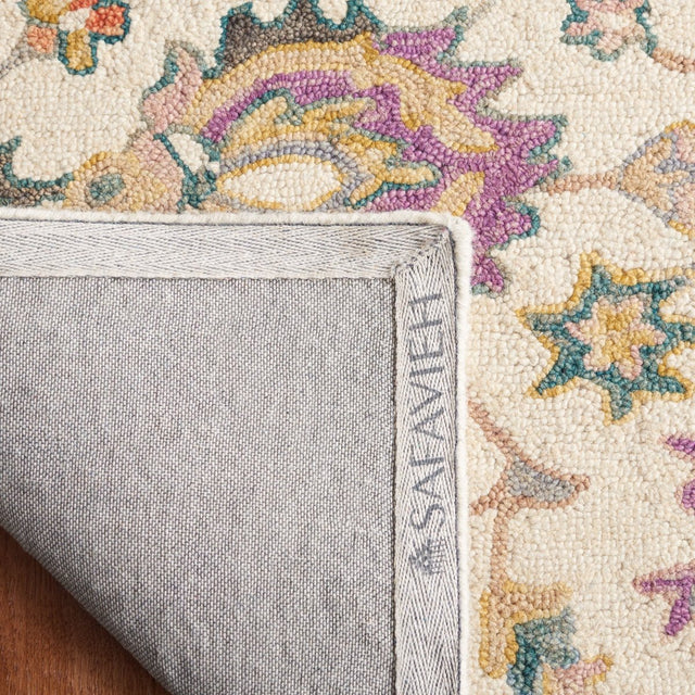 Safavieh Blossom Blm471B Beige/Lavander Rug.