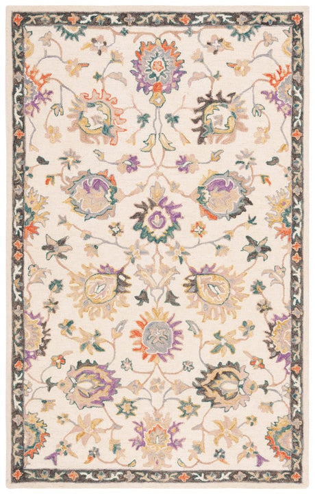 Safavieh Blossom Blm471B Beige/Lavander Rug.