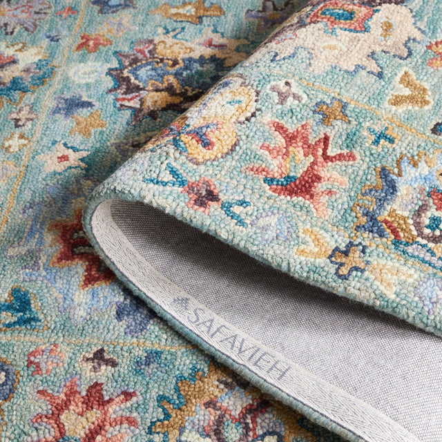 Safavieh Blossom Blm472M Blue/Rust Rug.