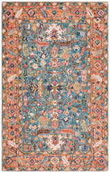 Safavieh Blossom Blm474M Blue/Rust Rug.