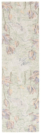 Safavieh Blossom Blm554Y Green/Ivory Rug.