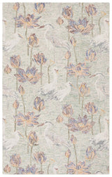 Safavieh Blossom Blm554Y Green/Ivory Rug.