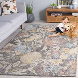 Safavieh Blossom Blm555Y Green/Charcoal Rug.