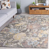 Safavieh Blossom Blm555Y Green/Charcoal Rug.