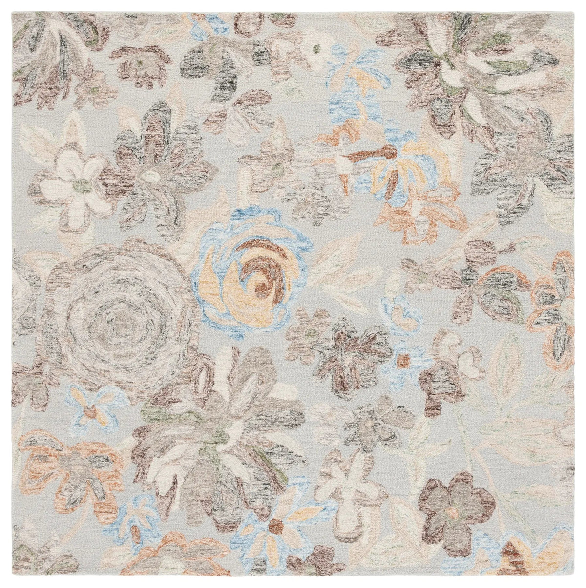 Safavieh Blossom 6'-0" x 6'-0" Rug in Grey / Blue