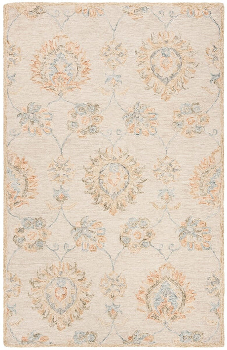 Safavieh Blossom Blm560B Beige / Sage Rugs - Safavieh - blm560b - 4