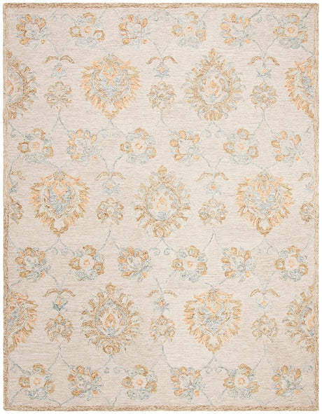 Safavieh Blossom Blm560B Beige / Sage Rugs - Safavieh - blm560b - 6r