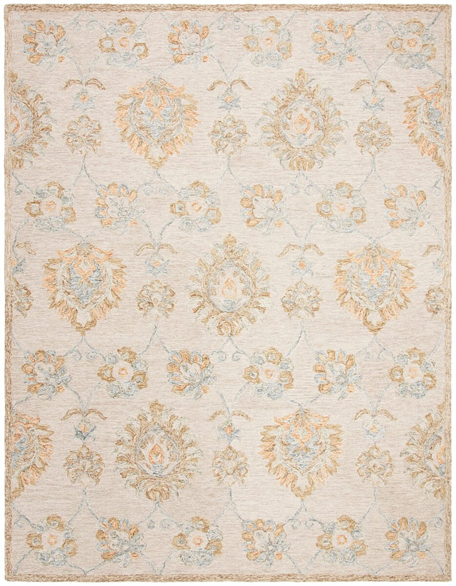 Safavieh Blossom Blm560B Beige / Sage Rugs.