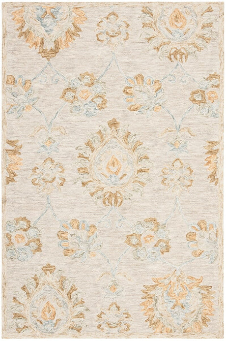 Safavieh Blossom Blm560B Beige / Sage Rugs - Safavieh - blm560b - 6r