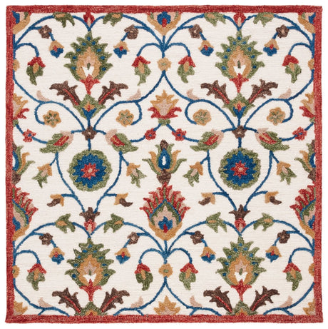 Safavieh Blossom Blm562A Ivory/Green Rug.