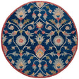 Safavieh Blossom Blm562M Blue/Rust Rug.