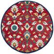 Safavieh Blossom Blm562Q Red/Ivory Rug.
