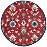 Safavieh Blossom Blm562Q Red/Ivory Rug.