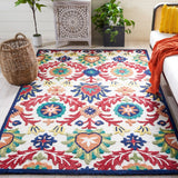 Safavieh Blossom Blm563A Ivory/Green Rug.