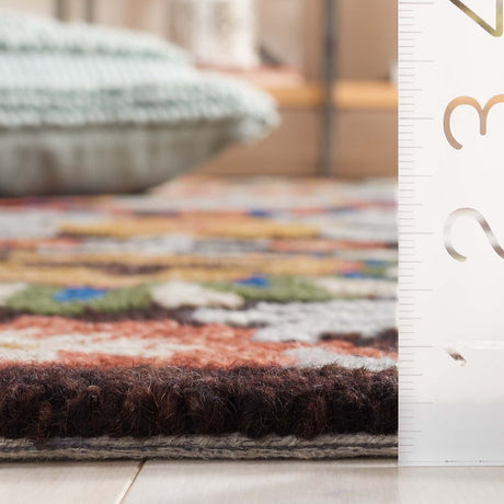 Safavieh Blossom Blm565T Brown/Orange Rug.