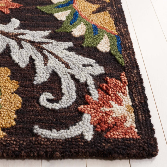 Safavieh Blossom Blm565T Brown/Orange Rug.