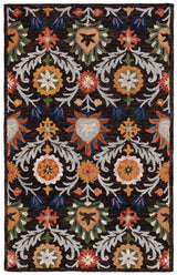 Safavieh Blossom Blm565T Brown/Orange Rug.