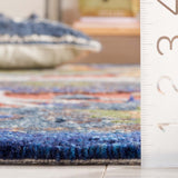 Safavieh Blossom Blm567P Orange/Blue Rug.