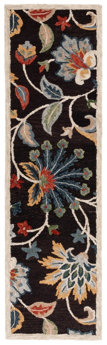 Safavieh Blossom Blm568T Brown/Yellow Rug.