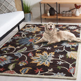 Safavieh Blossom Blm568T Brown/Yellow Rug.