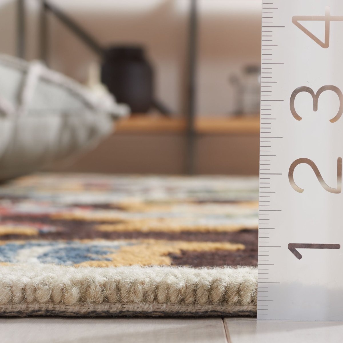 Safavieh Blossom Blm568T Brown/Yellow Rug.