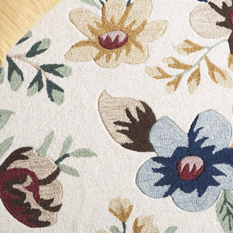 Safavieh Blossom Blm571A Ivory/Blue Rug.