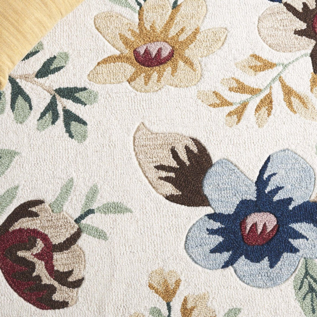 Safavieh Blossom Blm571A Ivory/Blue Rug.