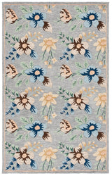 Safavieh Blossom Blm571F Grey/Blue Rug.