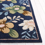 Safavieh Blossom Blm571N Navy/Green Rug.
