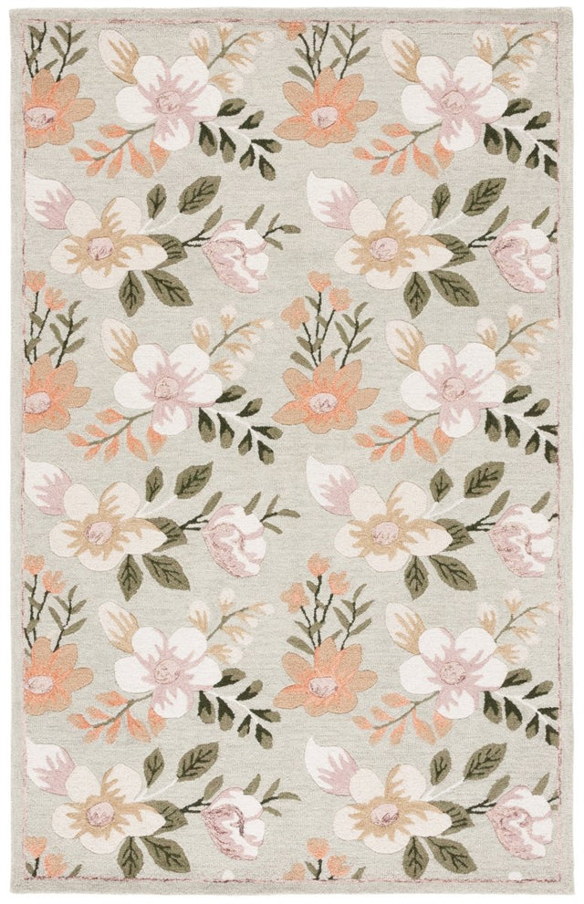 Safavieh Blossom Blm571W Sage/Ivory Rug.