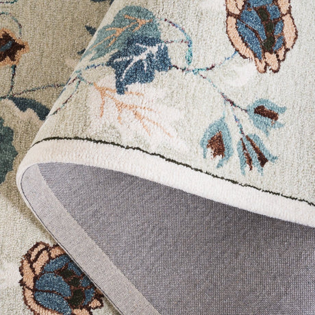 Safavieh Blossom Blm572W Sage/Blue Rug.