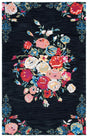 Safavieh Blossom Blm575Z Black/Pink Rugs.