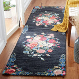 Safavieh Blossom Blm575Z Black/Pink Rugs.