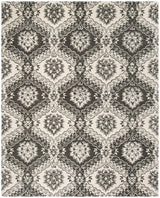 Safavieh Blossom Blm601H Charcoal / Ivory Rugs.