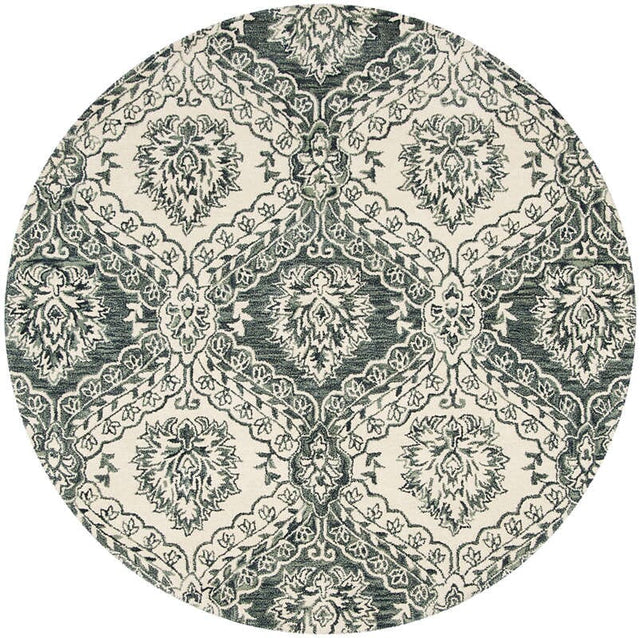 Safavieh Blossom Blm601M Blue / Ivory Rugs.