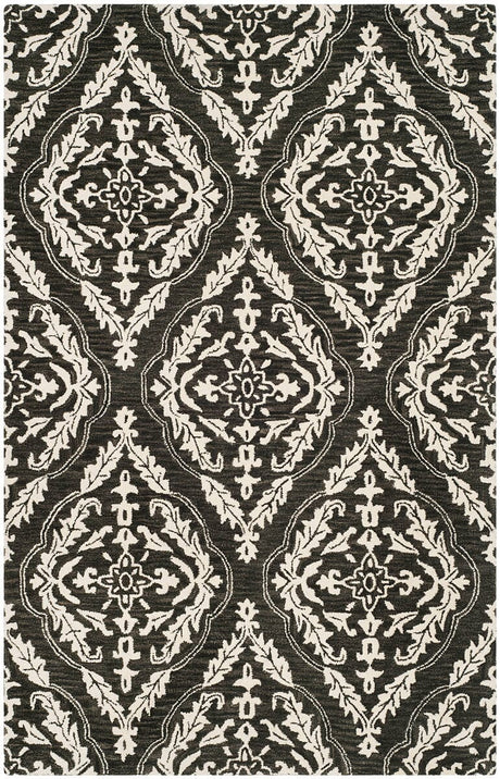 Safavieh Blossom Blm602H Charcoal / Ivory Rugs - Safavieh - blm602h - 4